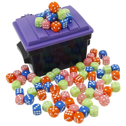80 Stück Würfel Set Würfel Bunt mit Aufbewahrungsbox für Studium Unterhaltung Familienfeiern Spielwürfel Geeignet für Tischspiele Würfelspiele Brettspiele Kartenspiele Partys Bars 80 Stück Würfel Set Würfel Bunt mit Aufbewahrungsbox für Studium Unterhaltung Familienfeiern Spielwürfel Geeignet für Tischspiele Würfelspiele Brettspiele Kartenspiele Partys Bars von Fyeme