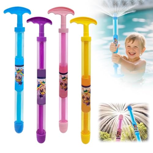 4 Stück Feuerwerk Wasserpistole Spielzeug, Romantic Wasserpistole, Große Kapazität Hochdruck Splash Blaster für Kinder Erwachsene (Gemischt) von Fylpt