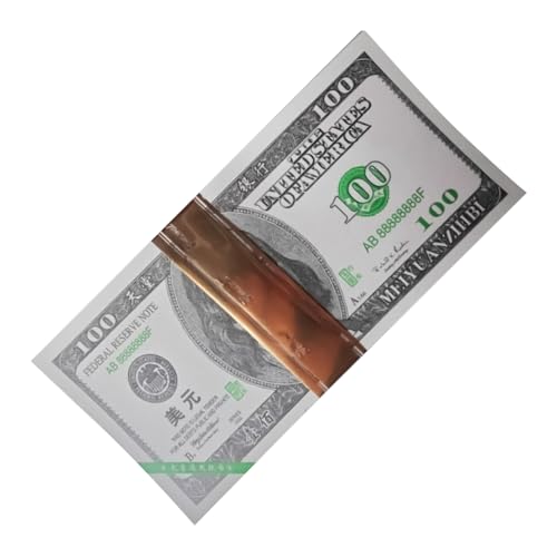 Fyrdyn Ahrengeld Zum Verbrennen,100 Scheine Segensgeld mit US Dollar Motiv - Realistisches Scheingeld Für Ritual Altar Verbrennen Gedenkopfer von Fyrdyn