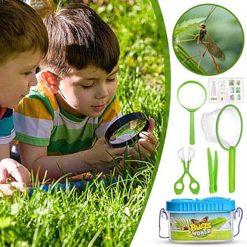 Fyrdyn Fliegenfänger Für Kinder,Outdoor Entdecker Set Für Kinder | Mit Lupe & Transparenter Beobachtungskäfig Für Garten Homeschool Unterricht Gartenaktivitäten Entdeckungstouren Fyrdyn Fliegenfänger Für Kinder,Outdoor Entdecker Set Für Kinder | Mit Lupe & Transparenter Beobachtungskäfig Für Garten Homeschool Unterricht Gartenaktivitäten Entdeckungstouren von Fyrdyn