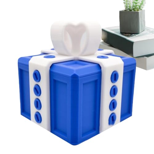 Fyrdyn Puzzle Box Spielzeug | 3D Druck Streich Spielzeug Box - Knobelspiel Herausforderndes Gadget Zur Entspannung Für Erwachsene Kinder Freunde Freund Klassenkameraden Abschluss Geburtstag von Fyrdyn