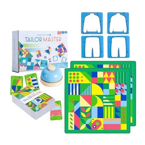 Tailor Master Matching-Spiel | Denk- Und Konzentrationstraining | Farblich Passendes Tischspiel | Tailor Master Battle | Spielzeug Für Kinder, Grafisches, Farblich von Fyrdyn