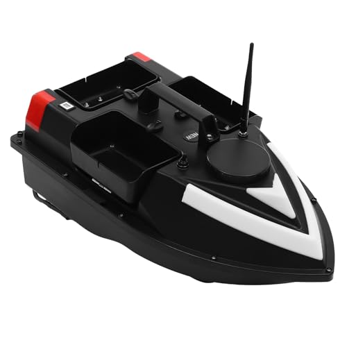 GPS-Smart-RC 500m Futterboot Boot Ferngesteuert Futterboot Angeln Köderboot Fischfinder Automatische Kreuzfahrt/Rückkehr/Routenkorrektur Boot Ferngesteuert für Großen Stauseen, Seen, Meeren, Angler von Fyssnn