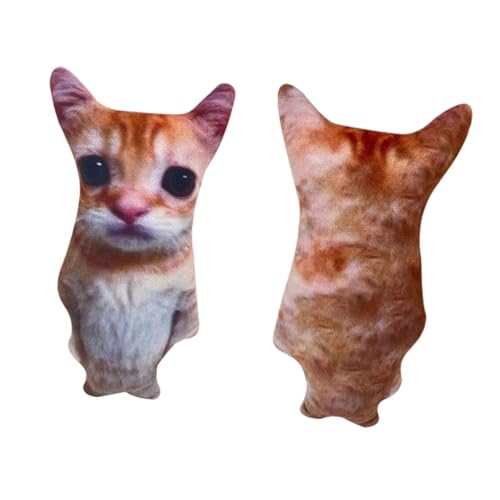 FytStycale Leichtes Dekokissen mit Katzenmuster, Abnehmbar, für Couch Und Stuhl, Länge 20cm von FytStycale