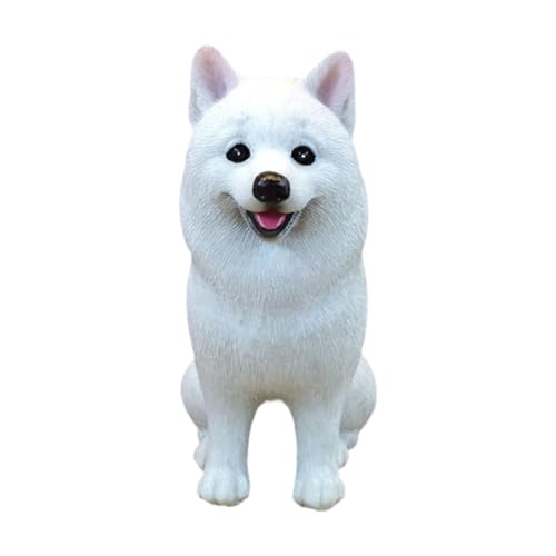 FytStycale Samojeden-Figur, Hundeskulptur, Welpenstatue, Ornament für Büro, Auto, Inneneinrichtung, Schlafzimmer FytStycale Samojeden-Figur, Hundeskulptur, Welpenstatue, Ornament für Büro, Auto, Inneneinrichtung, Schlafzimmer von FytStycale