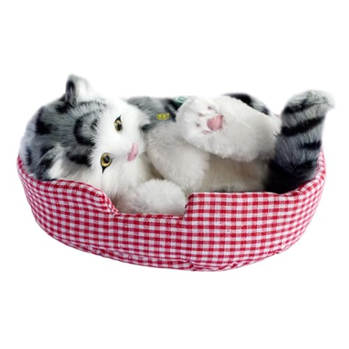 FytStycale Simulation Katze als Geschenk für Jungen und Mädchen mit Geräuschen, Graue Katze von FytStycale