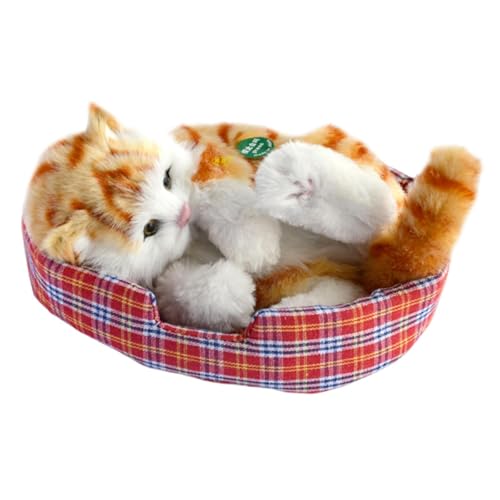 FytStycale Simulation Katze als Geschenk für Jungen und Mädchen mit Geräuschen, Körper Orange Katze von FytStycale