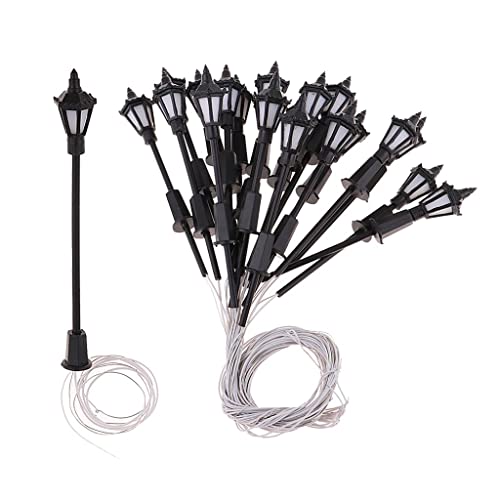 Fzaqwen 20 Stück 1:150 LED Gartenlaterne für Den Außenbereich, Straßenlaterne, Laternenpfahl, für Den Modellbau, T01 1:100 Fzaqwen 20 Stück 1:150 LED Gartenlaterne für Den Außenbereich, Straßenlaterne, Laternenpfahl, für Den Modellbau, T01 1:100 von Fzaqwen