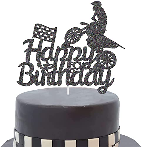 G-LOVELY'S Motorrad Kuchen Topper, Motorrad Tortendeko, Geburtstag Tortenstecker, Happy Birthday Motorrad Cake Topper Dekoration für Männer Geburtstag Party Dekoration G-LOVELY'S Motorrad Kuchen Topper, Motorrad Tortendeko, Geburtstag Tortenstecker, Happy Birthday Motorrad Cake Topper Dekoration für Männer Geburtstag Party Dekoration von G-LOVELY'S