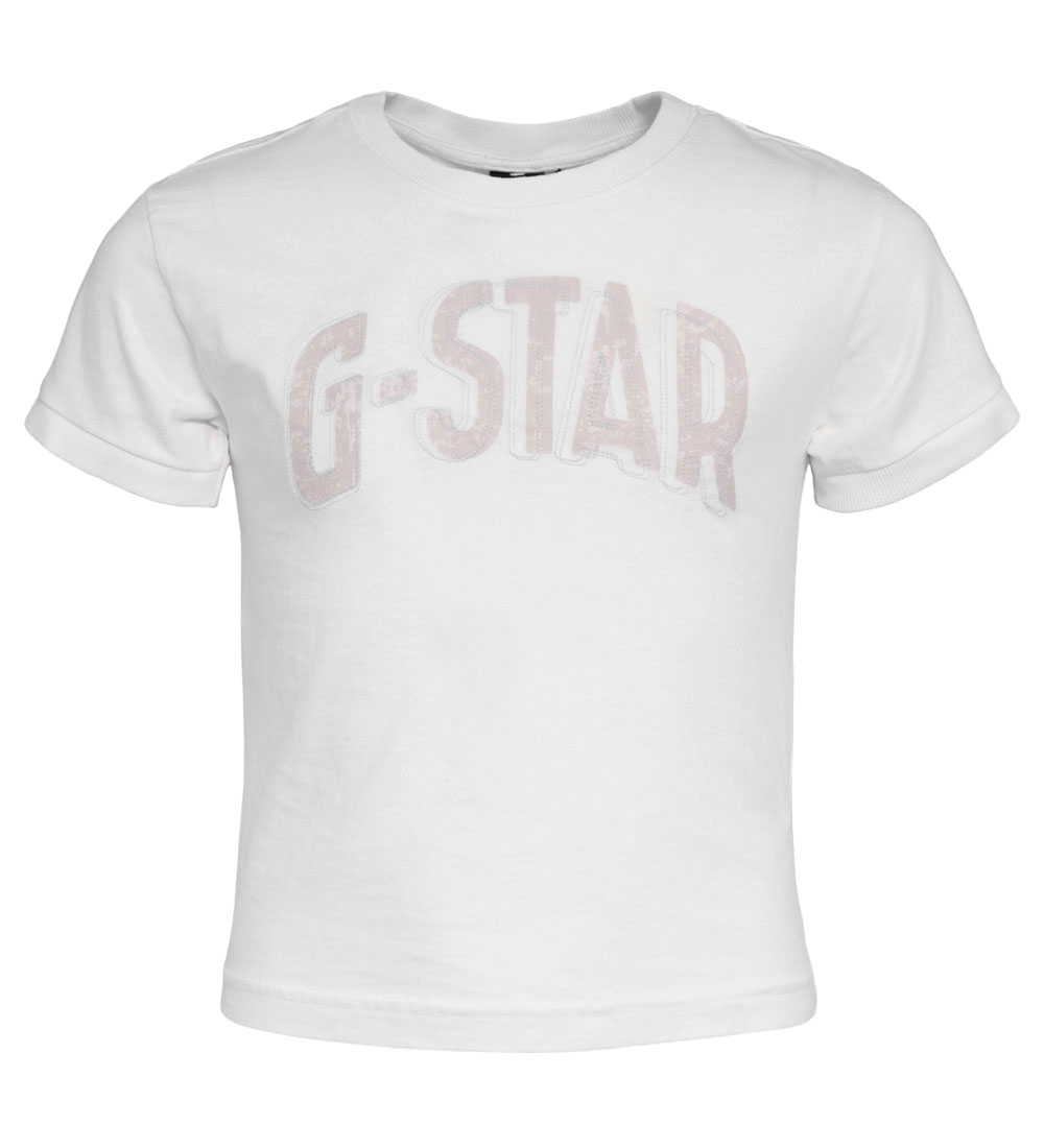 G-Star RAW T-Shirt - Aufnäher - White - G-Star RAW - 8 Jahre (128) - T-Shirts von G-Star RAW