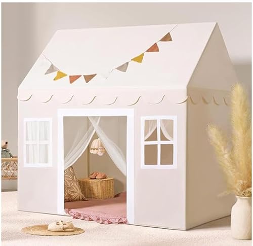 Kinderzelt mit gepolsterter Matte,Dekoration und LED-Lichtern,Kinderzelt, Spielhaus für Kinder,Innenbettzelt für Kleinkinder,Spielzimmermöbel in neutralen Farben Kinderzelt mit gepolsterter Matte,Dekoration und LED-Lichtern,Kinderzelt, Spielhaus für Kinder,Innenbettzelt für Kleinkinder,Spielzimmermöbel in neutralen Farben von G TALECO GEAR