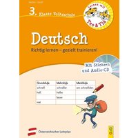 Lernen mit Teo und Tia Deutsch - 3. Klasse Volksschule mit CD von G&G Verlag, Kinder- und Jugendbuch