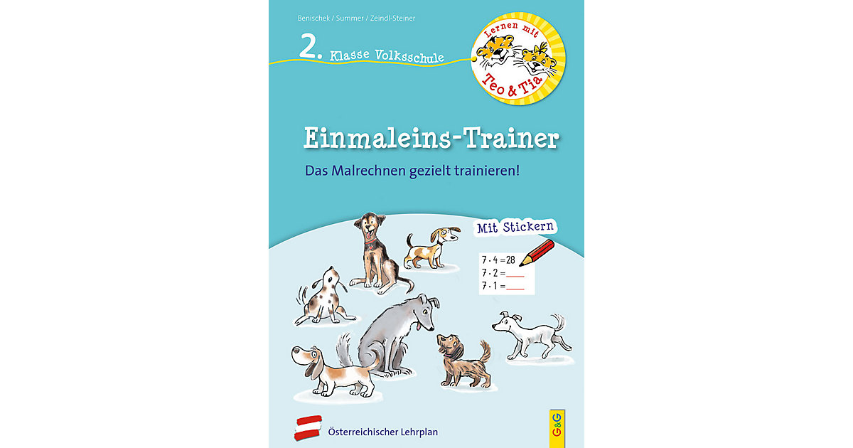 Buch - Lernen mit Teo und Tia Mathematik - Einmaleins-Trainer - 2. Klasse Volksschule Buch - Lernen mit Teo und Tia Mathematik - Einmaleins-Trainer - 2. Klasse Volksschule von G & G Verlagsgesellschaft
