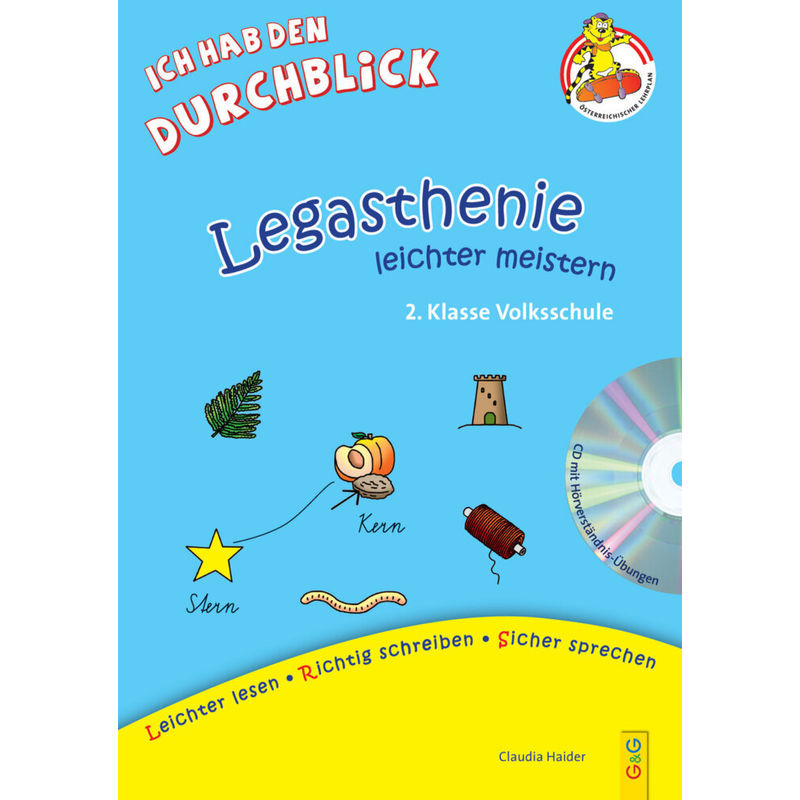 Legasthenie leichter meistern / Legasthenie leichter meistern - 2. Klasse Volksschule mit CD von G & G Verlagsgesellschaft