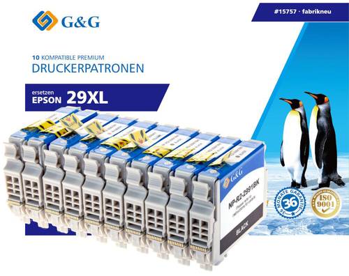 G&G Druckerpatrone ersetzt Epson 29XL, T2996, T2991, T2992, T2993, T2994 Kompatibel Kombi-Pack Schwa von G&G