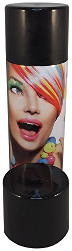 G&M Color Haarspray 250ml | (€15,96/l) | 7 Farben | Haarfarben Fasching Karneval Halloween farbig (Schwarz) von G&M