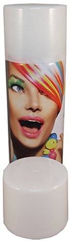 G&M Color Haarspray 250ml | (€15,96/l) | 7 Farben | Haarfarben Fasching Karneval Halloween farbig (Weiß) von G&M