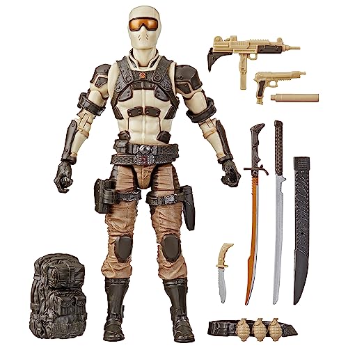 G.I. Joe Classified Series Desert Commando Snake Eyes Collectible G.I. Joe Actionfiguren 92 6 Zoll Actionfiguren für Jungen & Mädchen mit 9 Zubehörteilen von G.I. Joe