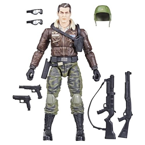 G.I. Joe Classified Series General Clayton Hawk Abernathy Sammel-Actionfigur 103 15,2 cm Actionfiguren für Jungen & Mädchen mit 7 Zubehörteilen von G.I. Joe