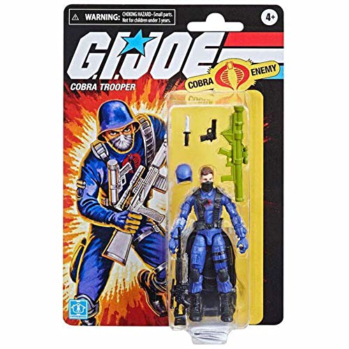 G. I. Joe Joe Retro Cobra Trooper (Cobra Enemy) 9,5 cm Exklusive Actionfigur, F2726 von G.I. Joe
