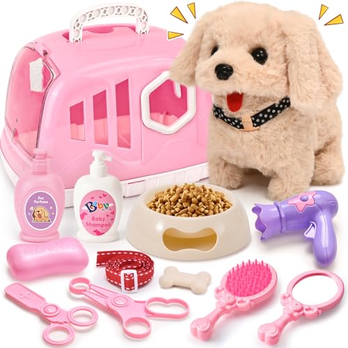 G.C Hund Spielzeug Kinder Interaktives Plüsch Hund mit Leine der Läuft und Bellt Schwanzwedeln Kuscheltier Hund Elektrisch Haustier Rollenspiel Spielzeug Geburtstag Geschenke für Mädchen 3 4 5 6 Jahre G.C Hund Spielzeug Kinder Interaktives Plüsch Hund mit Leine der Läuft und Bellt Schwanzwedeln Kuscheltier Hund Elektrisch Haustier Rollenspiel Spielzeug Geburtstag Geschenke für Mädchen 3 4 5 6 Jahre von G.C