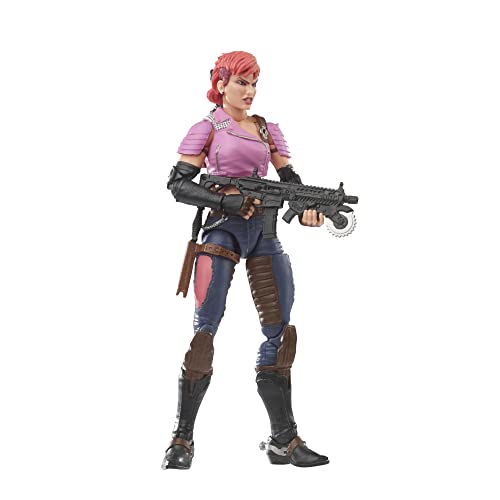 g.i. joe F4026 Classified Series, Zarana 48 Minifigur aus der Premium-Sammlung 15 cm mit umfangreichem Zubehör, Sonderverpackung, Mehrfarbig von G.I. Joe