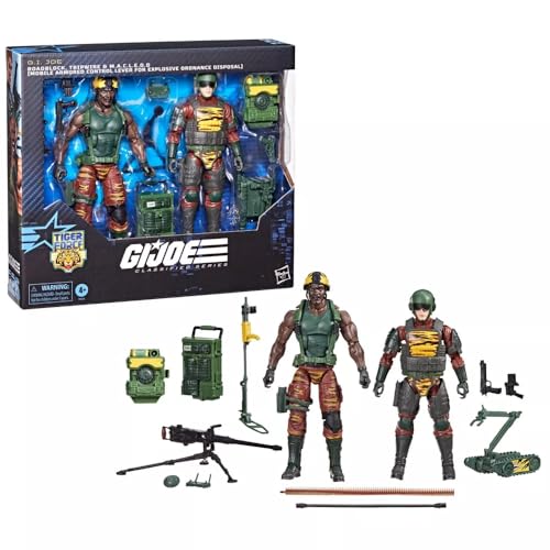 G.I. Joe Tiger Force Roadblock, Tripwire und M.A.C.L.E.O.D. Actionfiguren-Set von G.I. Joe