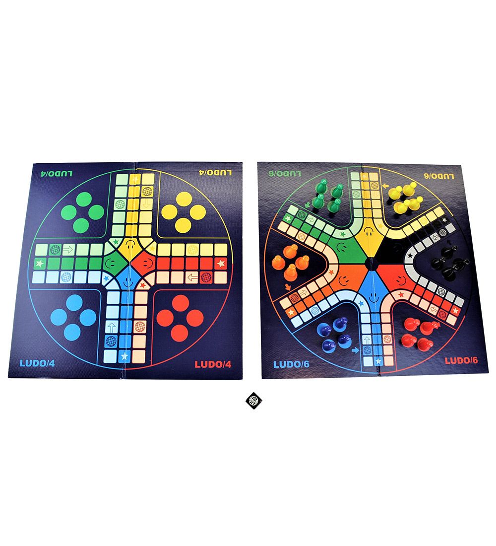 GA Leg Games - Ludo 4 und 6 Mands - GA Leg - One Size - Brettspiele GA Leg Games - Ludo 4 und 6 Mands - GA Leg - One Size - Brettspiele von GA Leg