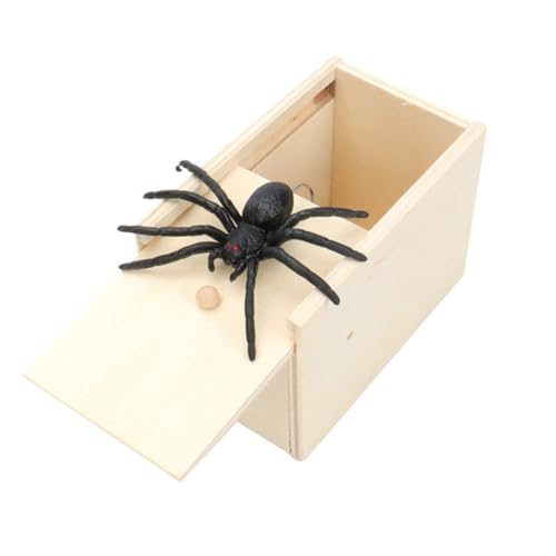 GABEALF 5-Teilige Spinnen-Box, Gefälscht, für Kinder, Finger-Durch-Nagel-Spielzeug, Halloween-Partygeschenke, Lustiges Streichspielzeug, Süßes Geschenk von GABEALF