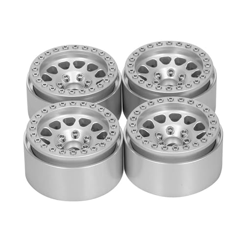 GADAW 1 9 Zoll Beadlock Felgen Metall Radnaben Felgen Set 4 Stück Für 1:10 Ferngesteuertes Spielfahrzeug Kriechauto von GADAW