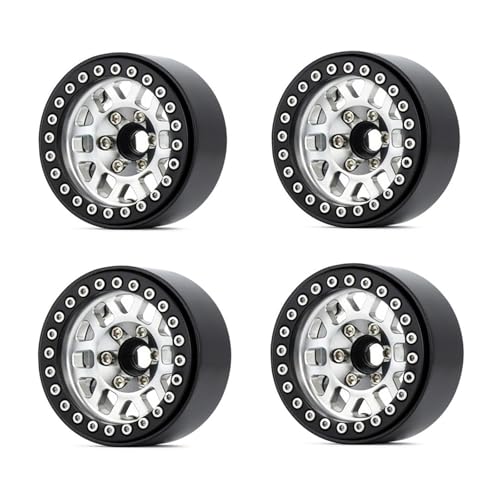 GADAW 1 9 Zoll Beadlock Felgen Metall Radnaben Felgen Set 4 Stück Für 1:10 Ferngesteuertes Spielfahrzeug Kriechauto von GADAW