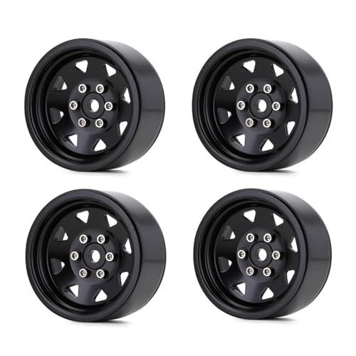 GADAW 19-Zoll Beadlock Radfelgen Metallradnaben Radfelgen Set Mit 4 Stück Für 1:10 Ferngesteuerte Spielfahrzeuge Kriechautomodelle von GADAW