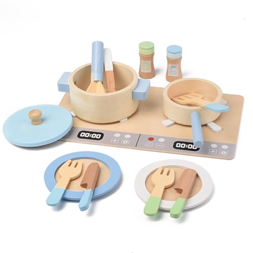 GADAW Fantasievolles Küchenspielset Für Kinder Mit Kochgeschirr Und Zubehör Pädagogisches Geschenkspielzeug Für Kinder Kochutensilien GADAW Fantasievolles Küchenspielset Für Kinder Mit Kochgeschirr Und Zubehör Pädagogisches Geschenkspielzeug Für Kinder Kochutensilien von GADAW