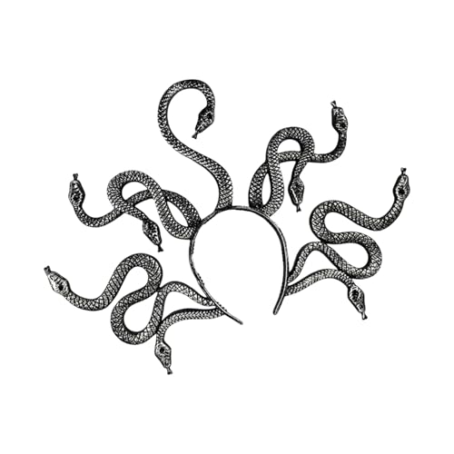 GADAW Halloween-Schlangen-Stirnbänder, Cosplay, Schlangen-Kopfbedeckung, Haarbänder, Kopfbedeckung, metallische Haarbänder, Geburtstagsparty-Requisiten GADAW Halloween-Schlangen-Stirnbänder, Cosplay, Schlangen-Kopfbedeckung, Haarbänder, Kopfbedeckung, metallische Haarbänder, Geburtstagsparty-Requisiten von GADAW