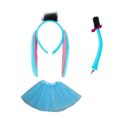 GADAW Kinder Eselkostüm Set Halloween Dress Up Outfit Halloween Tierkostüm Für Jungen Mädchen Weihnachts Cosplay GADAW Kinder Eselkostüm Set Halloween Dress Up Outfit Halloween Tierkostüm Für Jungen Mädchen Weihnachts Cosplay von GADAW