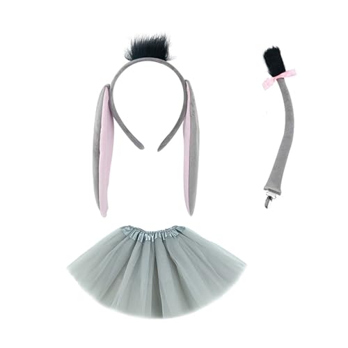 GADAW Kinder Eselkostüm Set Halloween Dress Up Outfit Halloween Tierkostüm Für Jungen Mädchen Weihnachts Cosplay GADAW Kinder Eselkostüm Set Halloween Dress Up Outfit Halloween Tierkostüm Für Jungen Mädchen Weihnachts Cosplay von GADAW