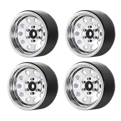 GADAW Leichtmetallradnaben 1 9-Zoll Beadlock Radfelgennaben Set Für 1/10 Ferngesteuertes Crawler Autospielzeug Upgrade Zubehör von GADAW