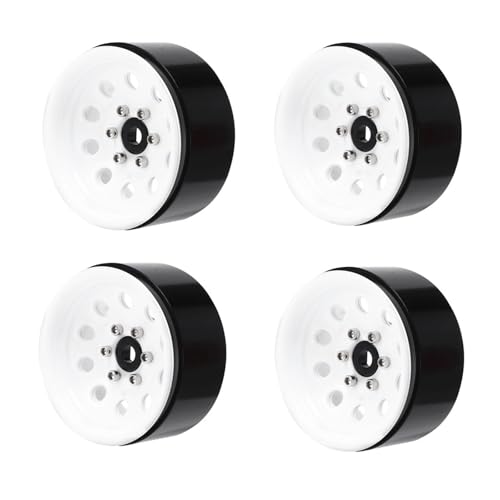 GADAW Leichtmetallradnaben 1 9-Zoll Beadlock Radfelgennaben Set Für 1/10 Ferngesteuertes Crawler Autospielzeug Upgrade Zubehör von GADAW