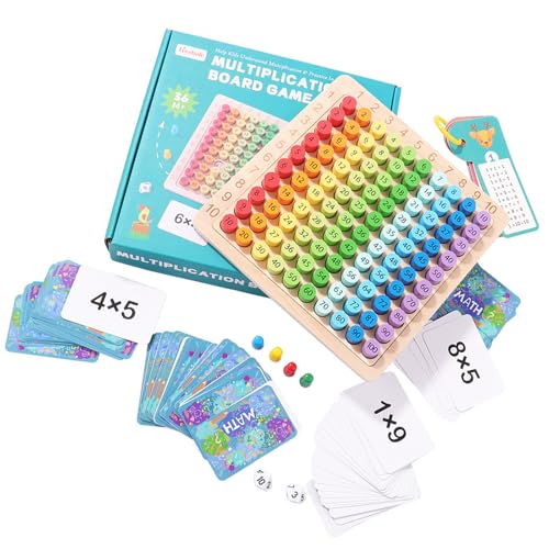 GADAW Mathe Manipulative Multiplikationstabelle Für Kinder Aus Holz Lustiges Lernwerkzeug Für Die Frühe Bildung GADAW Mathe Manipulative Multiplikationstabelle Für Kinder Aus Holz Lustiges Lernwerkzeug Für Die Frühe Bildung von GADAW
