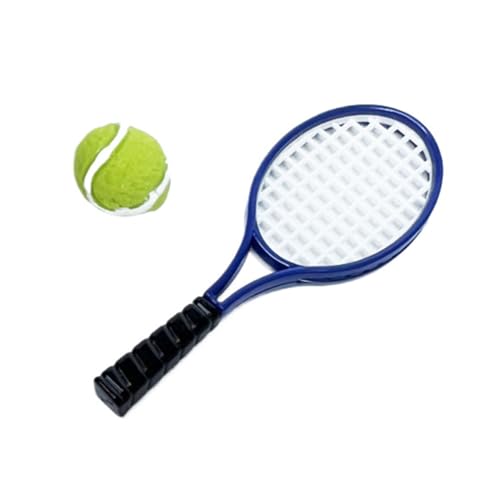 GADAW Praktisches Kleines Tennis Set Tragbar Für Puppenhaus Detaillierte Schläger Maßstab 1:12 Und Sport Sammelobjekte Für Den Täglichen Gebrauch GADAW Praktisches Kleines Tennis Set Tragbar Für Puppenhaus Detaillierte Schläger Maßstab 1:12 Und Sport Sammelobjekte Für Den Täglichen Gebrauch von GADAW