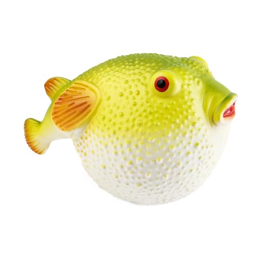 Niedliches Kugelfischmodell Aus Weichem Gummi Tragbar Und Geeignet Für Den Schreibtisch Büro Oder Den Nachttisch. Tolles Geschenk Für Erwachsene Und Kinder von GADAW