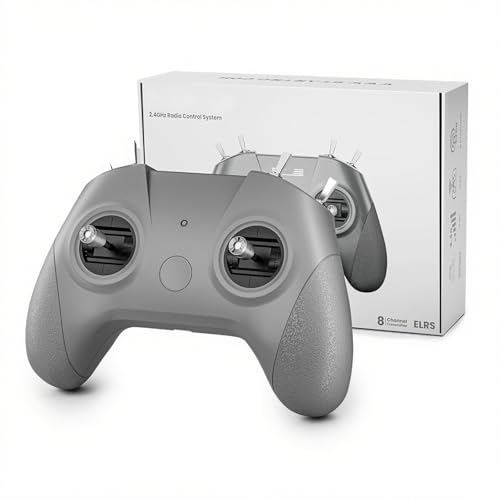 C8 2.4GHz ERLS V3 Transmitter Fernbedienung für Drone/Flugzeug/Multirotos/Auto/Boot, USB-C Aufladung, 8 Kanäle FPV Simulator Controller Kompatibel mit Liftoff/DRL/DCL/AI Drone Simulator C8 2.4GHz ERLS V3 Transmitter Fernbedienung für Drone/Flugzeug/Multirotos/Auto/Boot, USB-C Aufladung, 8 Kanäle FPV Simulator Controller Kompatibel mit Liftoff/DRL/DCL/AI Drone Simulator von GAEKOL