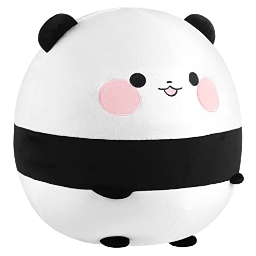 GAGAKU Panda Plüschkissen 30cm Panda Plüschtier Kuscheltie für Kinder Panda Erwachsene, süßes Panda Stofftier, Geschenk für Geburtstag/Jahrestag von GAGAKU