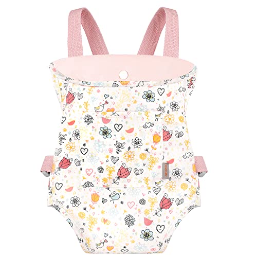 GAGAKU Puppentrage Baby Vorne und Hinten Tragen mit Verstellbare Träger für Kinder 100% Baumwolle - Rosa GAGAKU Puppentrage Baby Vorne und Hinten Tragen mit Verstellbare Träger für Kinder 100% Baumwolle - Rosa von GAGAKU