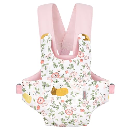 GAGAKU Puppentrage ab 3 Jahre Bauchtrage Babypuppen Zubehör Schultergurte Babytrage Puppe Kleinkind Puppentragetasche Stofftiertrage Kuscheltierträger - Rose - Kürbis Pflaumenblüte GAGAKU Puppentrage ab 3 Jahre Bauchtrage Babypuppen Zubehör Schultergurte Babytrage Puppe Kleinkind Puppentragetasche Stofftiertrage Kuscheltierträger - Rose - Kürbis Pflaumenblüte von GAGAKU