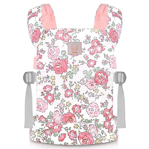 GAGAKU Reborn Baby Zubehör Puppentrage Puppen Tragetuch Baby Kinder Puppentragetasche 100% Baumwolle - Rosa Pfingstrose GAGAKU Reborn Baby Zubehör Puppentrage Puppen Tragetuch Baby Kinder Puppentragetasche 100% Baumwolle - Rosa Pfingstrose von GAGAKU