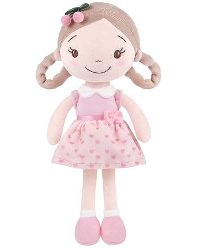 GAGAKU Weiche Plüsch-Babypuppe für Mädchen (12 Zoll) – Mein erstes Babypuppengeschenk für 1-jährige Mädchen, Kleinkinder und Säuglinge, maschinenwaschbares Stoffpuppenspielzeug von GAGAKU