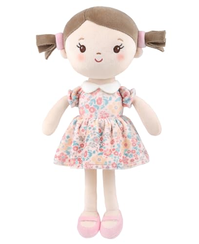 GAGAKU Weiche Plüsch-Babypuppe für Mädchen (12 Zoll) – Mein erstes Babypuppengeschenk für 1-jährige Mädchen, Kleinkinder und Säuglinge, maschinenwaschbares Stoffpuppenspielzeug von GAGAKU