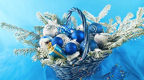 GAGALAM Erwachsenen Puzzle 1000 Teile Blumenkorb Weihnachten Klassisches Puzzle von GAGALAM
