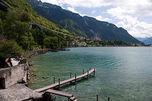 GAGALAM Erwachsenen Puzzle 1000 Teile Kind Puzzles Kleine Brücke Am See Personalisiertes Modern Festival DIY Geschenk 75x50cm von GAGALAM